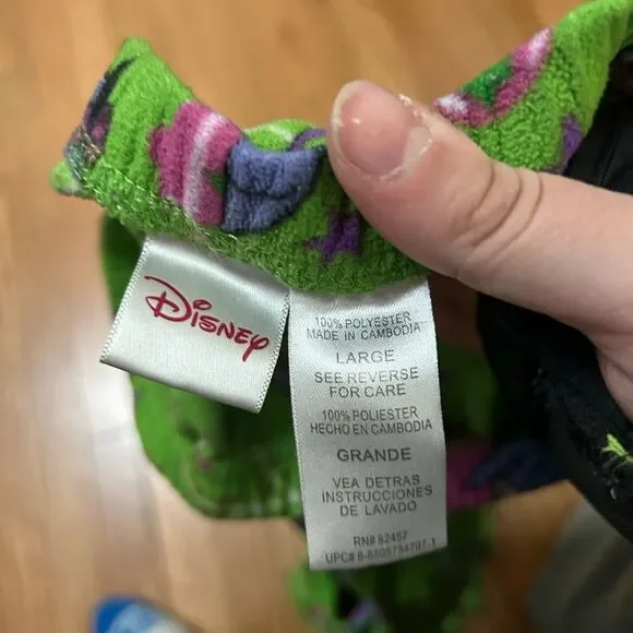Women’s Disney Eeyore Christmas Fleece Pajama Pants - Picture 2 of 2